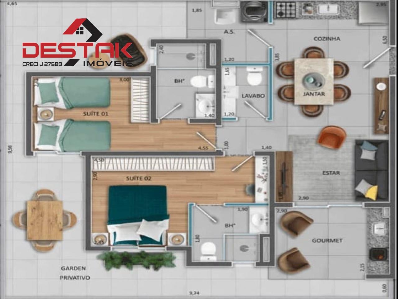 Apartamento, 2 quartos, 66 m² - Foto 5